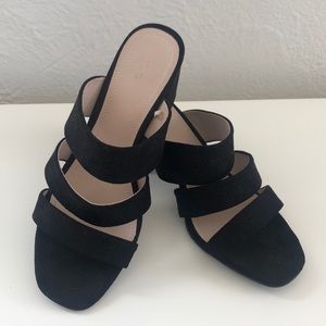 H&M | Black Mule Sandals | Size 6